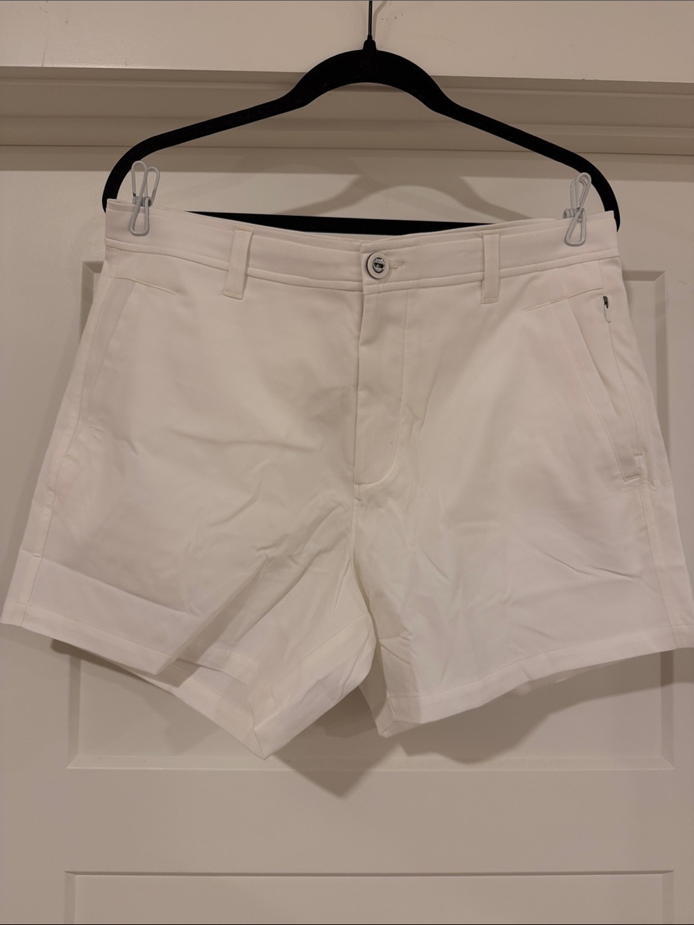 Rhone Commuter Short 5” - White
